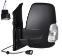 Specchietto Retrovisore Destro Manuale Braccio Corto C/Fan. Bianco 16W Dx FORD TRANSIT dal 2020