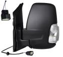 Specchietto Retrovisore Sinistro El. Term. Rib. Braccio Corto C/Fan. Bianco 16W Sx FORD TRANSIT dal 2020