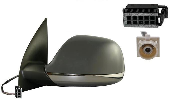 Specchietto Retrovisore Destro Elettrico Termico C/Radio System Dx VOLKSWAGEN AMAROK dal 2012 al 2016