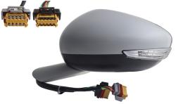 Specchietto Retrovisore Sinistro Elettrico Termico Rib. C/Fan. A Led E Luce Di Corte Sx PEUGEOT 508 dal 2014 al 2018