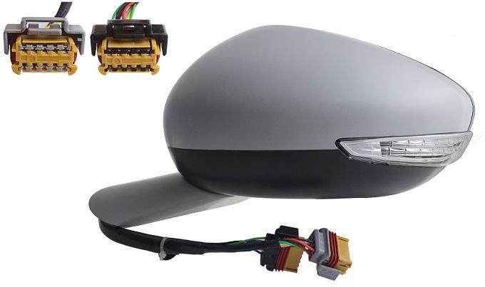 Specchietto Retrovisore Sinistro Elettrico Termico Rib. C/Fan. A Led E Luce Di Corte Sx PEUGEOT 508 dal 2014 al 2018