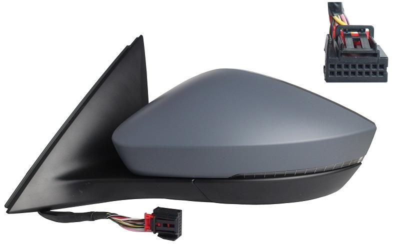 Specchietto Retrovisore Sinistro Elettrico Termico C/Fan. A Led Sx SKODA SCALA dal 2019