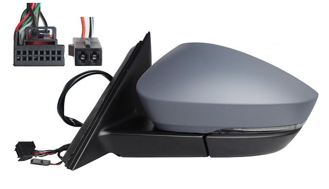 Specchietto Retrovisore Sinistro Elettrico Termico Ribaltabile Con Fanalino Sx SKODA KODIAQ dal 2017