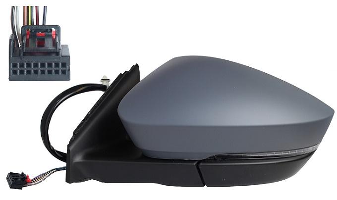 Specchietto Retrovisore Sinistro Elettrico Termico C/Fanal. E Luce Di Cortesia Sx SKODA KAROQ dal 2017