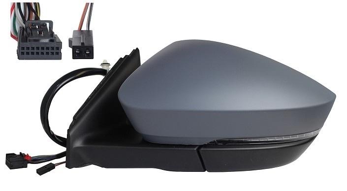 Specchietto Retrovisore Sinistro El. Term. Rib. Con Memoria. C/Fan. E Luce Di Cortesia Sx SKODA KAROQ dal 2017