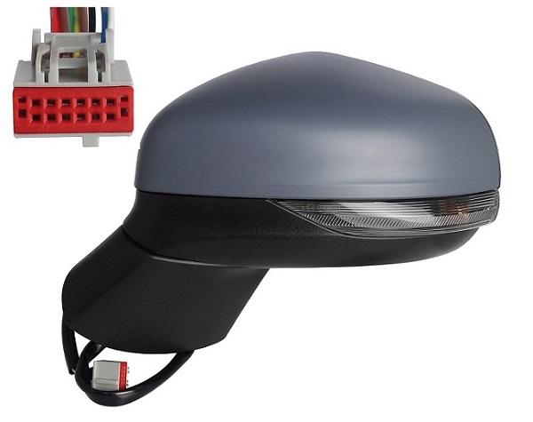 Specchietto Retrovisore Sinistro Elettrico Termico Ribaltabile C/ Fan. E Luce Di Cortesia Sx FORD PUMA dal 2019