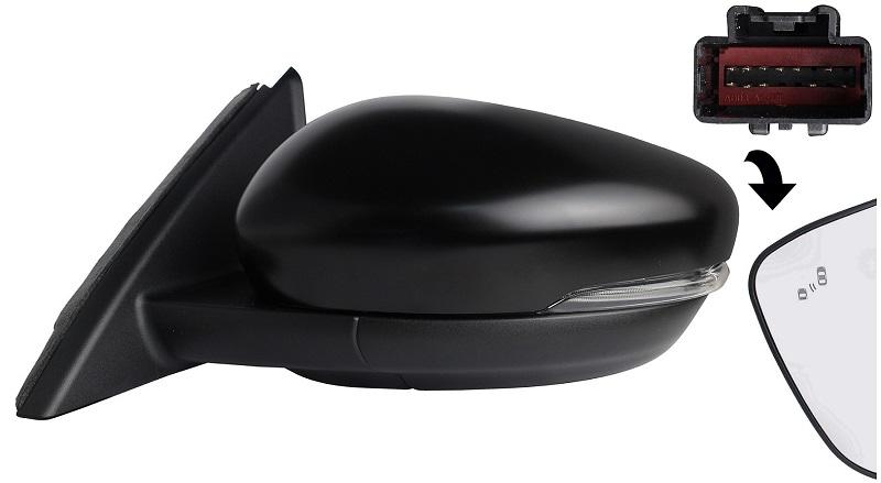 Specchietto Retrovisore Destro Elettrico Termico Con Fanalino E Luce Di Cortesia Dx FORD KUGA dal 2020