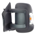 Specchietto Retrovisore Sinistro Manuale Braccio Corto Con Fanalino Sx CITROEN JUMPER dal 2006 al 2014