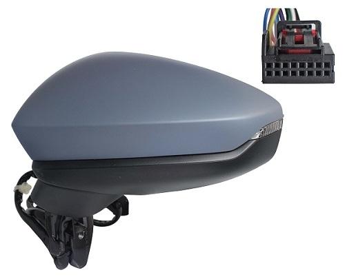 Specchietto Retrovisore Sinistro Elettrico Termico Rib. Con Memoria. Con Fanalino A Led Sx AUDI A3 dal 2020