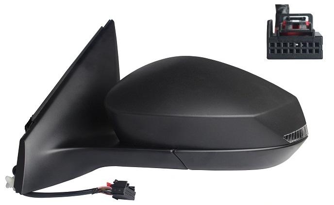 Specchietto Retrovisore Destro Elettrico Termico C/Fan. A Led Dx SKODA FABIA dal 2021