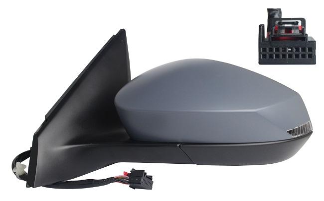 Specchietto Retrovisore Destro Elettrico Termico C/Fan. A Led Dx SKODA FABIA dal 2021