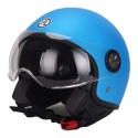 Casco Demi Jet Blu Opaco