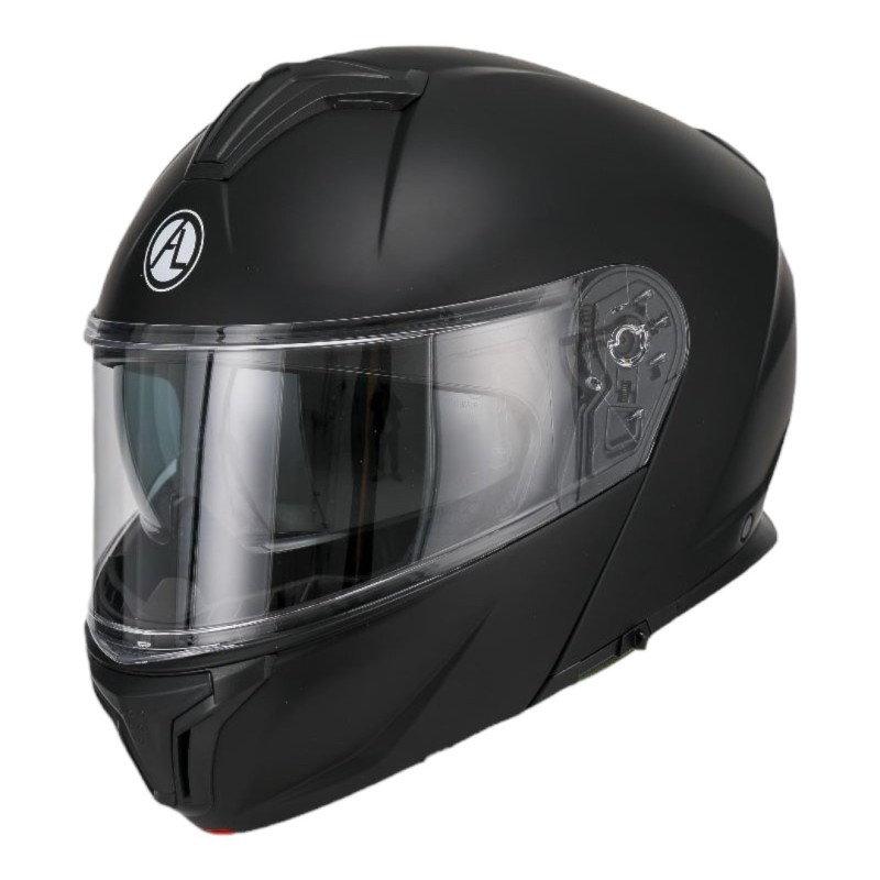 Casco Modulare Nero Opaco Con Doppia Visiera 2