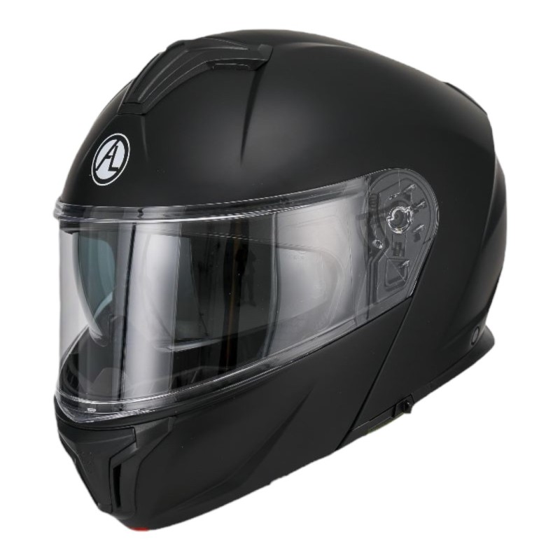 Casco Modulare Nero Opaco Con Doppia Visiera per Moto e Scooter 2