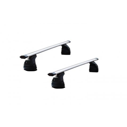 Coppie di barre per Alfa Romeo Giulietta dal 2010 al 2014 in Alluminio Pacific Airflow con kit di fissaggio 3