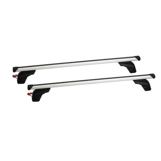 Coppie di barre per Citroen C4 Grand Picasso Railing Integrato dal 2013 in Alluminio Pacific con kit di fissaggio 3