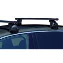 Coppie di barre per Citroen C4 Grand Spacetourer Railing Integrato dal 2013 in Acciaio Pacific con kit di fissaggio