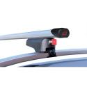 Coppie di barre per Peugeot Rifter (Rails Integrati) Integrato dal 2023 in Alluminio con kit di fissaggio