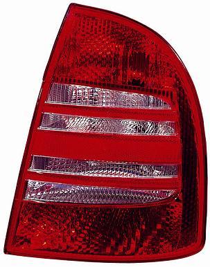 Fanale Posteriore Bianco-rosso Sinistro Skoda Superb Dal 2002 Al 2006