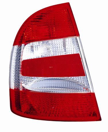 Fanale Posteriore Bianco-rosso Sinistro Skoda Superb Dal 2006 Al 2007