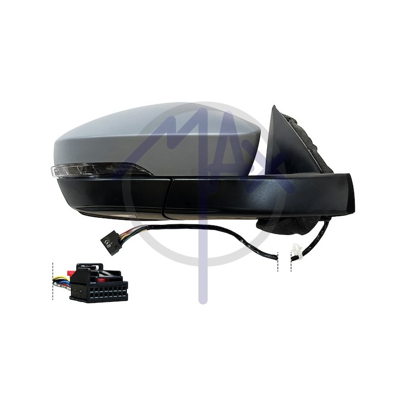 Specchietto Retrovisore Destro per VW R T ROC - Ribaltabile dal 2017 al 2021