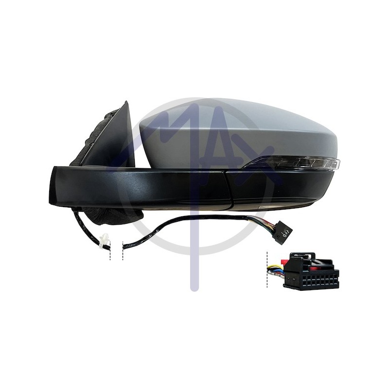 Specchietto Retrovisore Sinistro per VW L T ROC - Ribaltabile dal 2017 al 2021