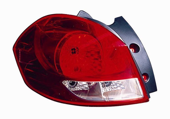 Fanale Posteriore Bianco-rosso Destro Renault Clio Dal 2005 Al 2009