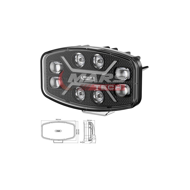 FENDINEBBIA UNIVERSALE 80W C/LUCE DI POSIZIONE A LED Iveco STRALIS dal 2002 FENDINEBBIA UNIVERSALE 80W C/LUCE DI POSIZIONE A LED Iveco STRALIS dal 2002
