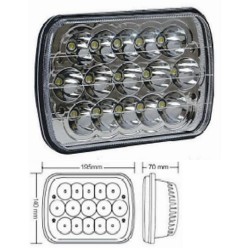 FENDINEBBIA UNIVERSALE 45W 7" A LED 9-32V Iveco 190 TURBOSTAR dal 1980 al 1983