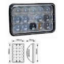 FENDINEBBIA UNIVERSALE 45W 5" A LED LUCE 4D 9-32V Scania 112 - 113 SERIE G - P - R - T dal 1980 al 1996
