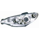 KIT PROIETTORE CON LENTICOLARE CROMATO Peugeot 206 dal 1998 al 2003