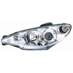 KIT PROIETTORE CON LENTICOLARE CROMATO Peugeot 206 dal 1998 al 2003
