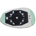 PIASTRA SPECCHIO TERMICA DX Fiat GRANDE PUNTO dal 2005