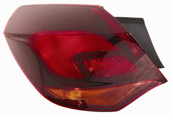 Fanale Posteriore Esterno Rosso Scuro Sinistro Opel Astra J Dal 2010 Al 2015