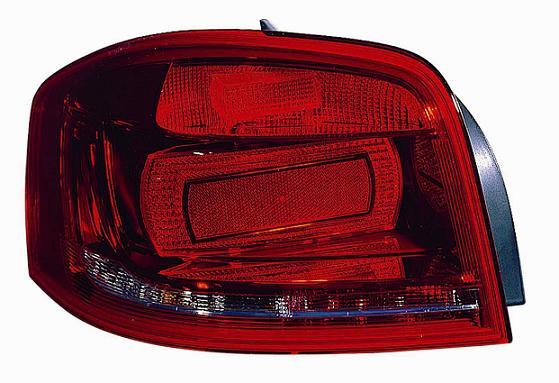 Fanale Posteriore Rosso Destro Audi A3 3 Porte Dal 2008 Al 2012