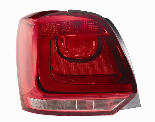 Fanale Posteriore Esterno Rosso Sinistro Volkswagen Polo Dal 2009 Al 2013