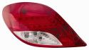 Fanale Posteriore Bianco - Rosso A Led Sinistro Peugeot 207 Dal 2006