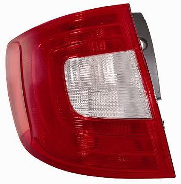 Fanale Posteriore Bianco- Rosso Destro Skoda Superb Dal 2008 Al 2013