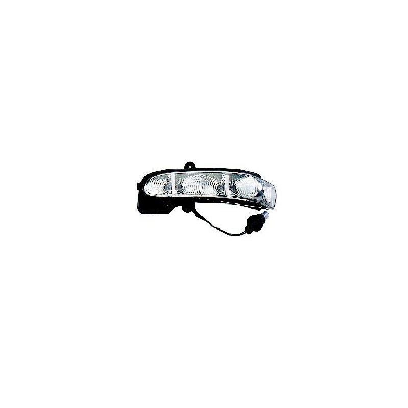 FANALE RETROVISORE A LED C/LUCE DI CORTESIA DX Mercedes CLASSE C W203 dal 2004 al 2007