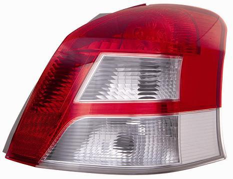 Fanale Posteriore Bianco- Rosso Con Led Sinistro Toyota Yaris Dal 2009 Al 2011