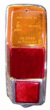 Lente Posteriore Destro Fiat 500 F - L - R Dal 1965 Al 1975