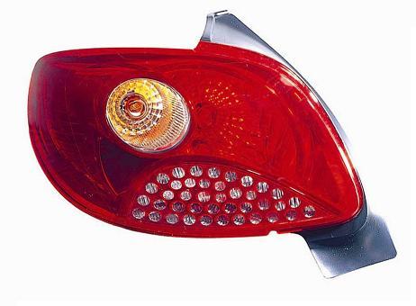 Fanale Posteriore Rosso Sinistro Peugeot 206 Plus Dal 2009