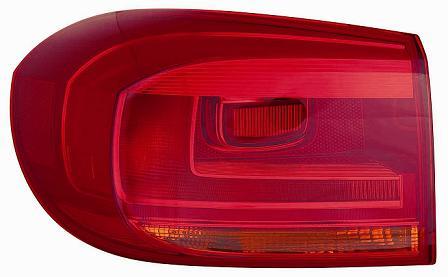 Fanale Posteriore Esterno Rosso Sinistro Volkswagen Tiguan Dal 2011 Al 2015