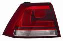 Fanale Posteriore Esterno Bianco Rosso Destro Volkswagen Golf Vii Dal 2012 Al 2016