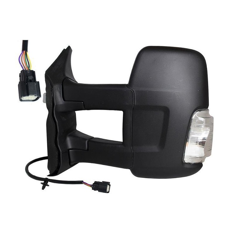 RETROVISORE ELETT. TERM. BRACCIO LUNGO C/FAN. BIANCO 5W SX Ford TRANSIT dal 2014 al 2019