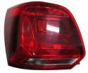 Fanale Posteriore Bianco - Rosso Fondo Scuro Sinistro Volkswagen Polo Dal 2014 Al 2017