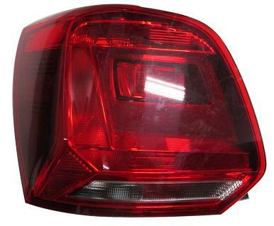 Fanale Posteriore Bianco - Rosso Fondo Scuro Sinistro Volkswagen Polo Dal 2014 Al 2017