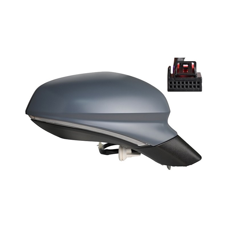 RETROVISORE EL. TERM. RIB. C/MEM. C/FAN. E LUCE DI CORTESIA DX Seat LEON dal 2020 RETROVISORE EL. TERM. RIB. C/MEM. C/FAN. E LUCE DI CORTESIA DX Seat LEON dal 2020