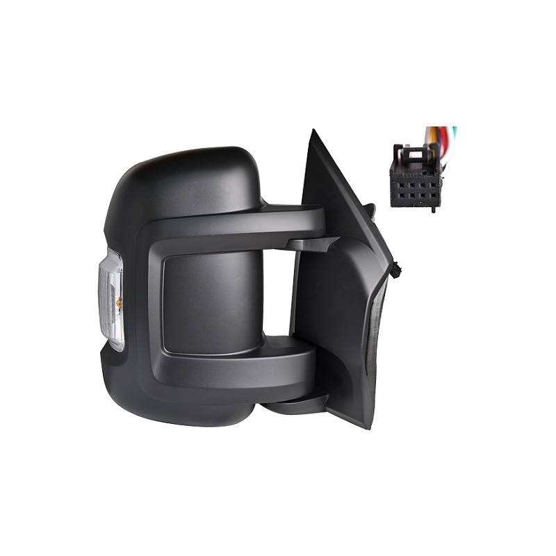 RETROVISORE EL. TERM. BRACCIO CORTO CON FAN. BULBO BIANCO DX Citroen JUMPER dal 2014
