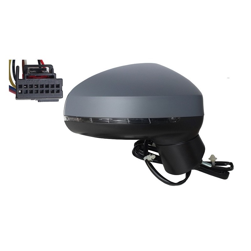 RETROVISORE ELETT. TERM. RIB. C/FAN. SX Audi A1 dal 2014 al 2018